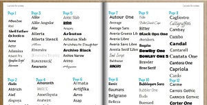 A quick guide to font&nbsp;selections